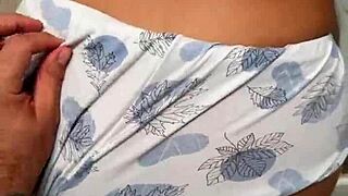 neighbor washes clothes for quick yoga fuck