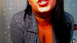 Security guard takes him to car for guided joi jerk off and cei cum eating