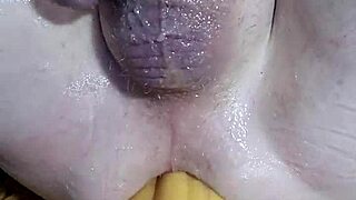 Watch me stretch my ass wide with these huge dildos