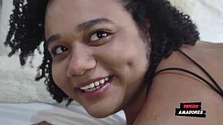 curvy black latina big ass and tits ride white monster cock rough