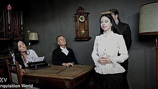 judith's humiliating maid spanking ordeal unfolds