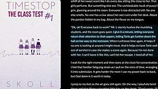 timestop classroom face fucking frenzy erupts