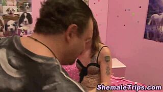 Teasing Tranny Rimjob Face Ride Suck