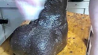 Watch me stretch my ass wide with these huge dildos