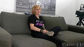 stoner babe transforms into wet pussy craving hardcore slut during intense casting