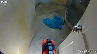 christy mack teases big tits in steamy shower nude play