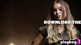 Beautiful big ass babes workout strip with hot blonde coach