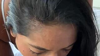 Watch Me Devour His Cock with Deep Throat Slurps Before I Go - Amateur Heat!