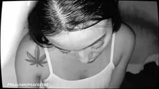 colombian latina queen dominates with monster deepthroat blowjob and facial cumshot