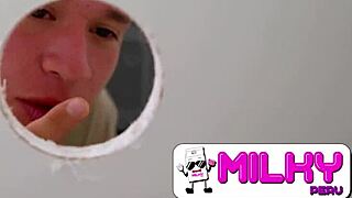 Staff dives into curves of busty Colombian milf secretary action