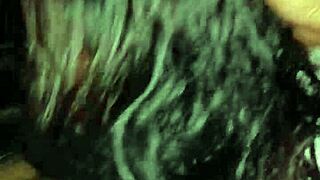 kitty here, first time sucking throbbing cock with cum 😍