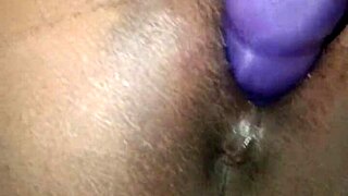 Black whore spreads smooth for intriguing anal temptation