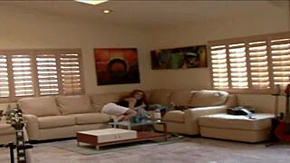 slutty milf morgan reigns can't stop fucking on soft couch