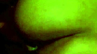 redbone ebony babe rides bareback on thick latino cock on sofa