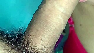 hot desi bhabhi moans dirty hindi while sucking my throbbing dick