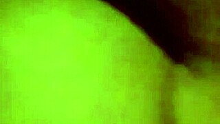 redbone ebony babe rides bareback on thick latino cock on sofa