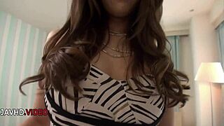 Yui Kasuga's Stockings Fuel Hardcore POV Creampie