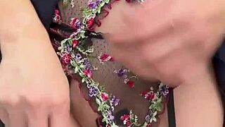 prim uniform hides pierced clit anal buttplug training shame