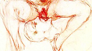 Vintage Erotic Drawings Showcase Retro Antique Passions Intensely