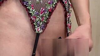 prim uniform hides pierced clit anal buttplug training shame