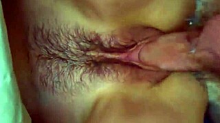 Pounding friend's petite wife pussy hard