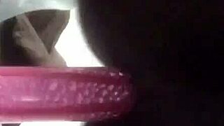 Sexy Ebony Shemale Anal Play And Cock Stroke