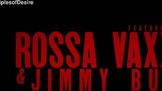 Newcomer rossa vaxx takes jimmy bud's hardcore pounding for 43 minutes