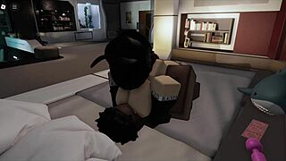 submissive whore loves bbc in roblox condo game