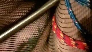 i try pushing this huge fuck plug in slowly