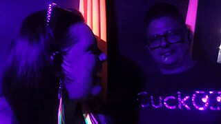 imagine your hotwife dancing wild at swing club then fucking strangers