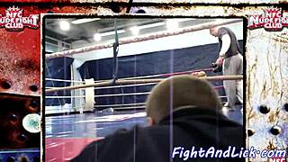 Redhead Lesbians Wrestle Intensely Spank Kiss and Grind Passionately