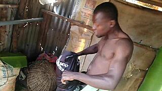 cumshot pounding handsome prostitute's spreading vagina with toys in voyeur anal creampie