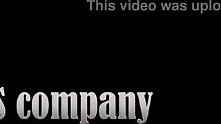 Asian slut takes monster cock in hard anal double penetration!