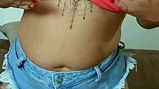 Prostitute Dances Wildly Flashing Everything