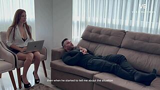 Big ass psychologist treats cuckold syndrome patient intimately