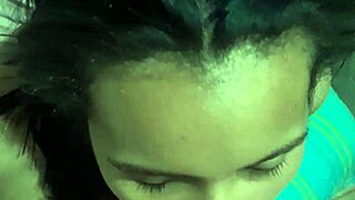 Petite Latina Swallows Cum in Sheer Room Encounter