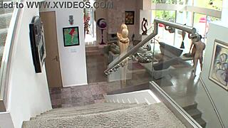 squirting tattooed brunette alex taylor moans loud during deepthroat blowjob fingering cumshot facial one on one