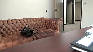 Peaches Brutal Interracial Anal Casting Painful Ebony Blowjob