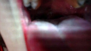 my giantess fantasy swallows tiny guy whole in my mouth pov