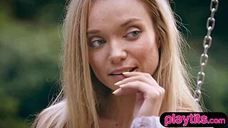 i love revealing my small tits outdoors so much