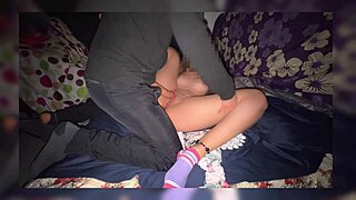 She spreads legs for new boyfriend's huge mexican cock