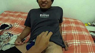 she catches me sniffing panties then spanks my cock as dominatrix