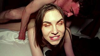 I'm skinny college bitch first day fucked rough moaning cumming so many times