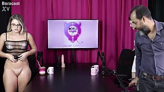 blonde and redhead get naked for steamy tantric massage pleasure