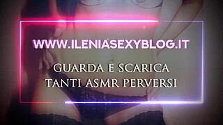 Two Hungry Cocks Pound and Cover Italian Slut in ASMR Dialogues!