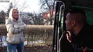 OMG Slutty Czech Blonde Craves Huge Cock in Tight Slit!