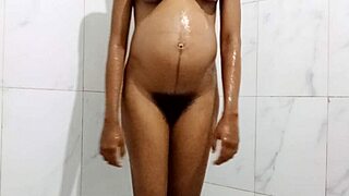 amazing skinny babe pisses in bath craving rough fuck session