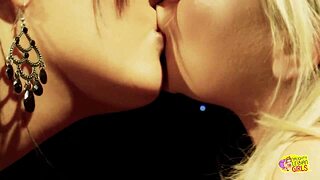 Busty Paige Ashley and Jasmine Black Lick Pussies After Cigarette