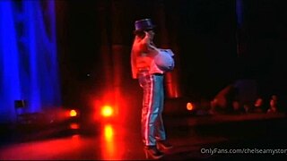 Peek at the Bustiest Stripper's Huge Tits Teasing Endless Temptation