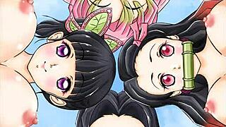 Demon Slayer Hentai Teases Big Tits Monster Ass